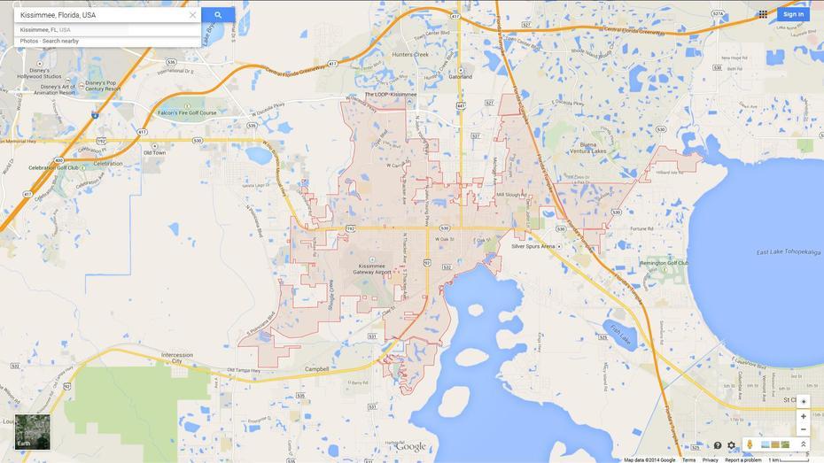 Kissimmee Florida Map – United States, Kissimmee, United States, Kissimmee Weather, Fun Spot Kissimmee