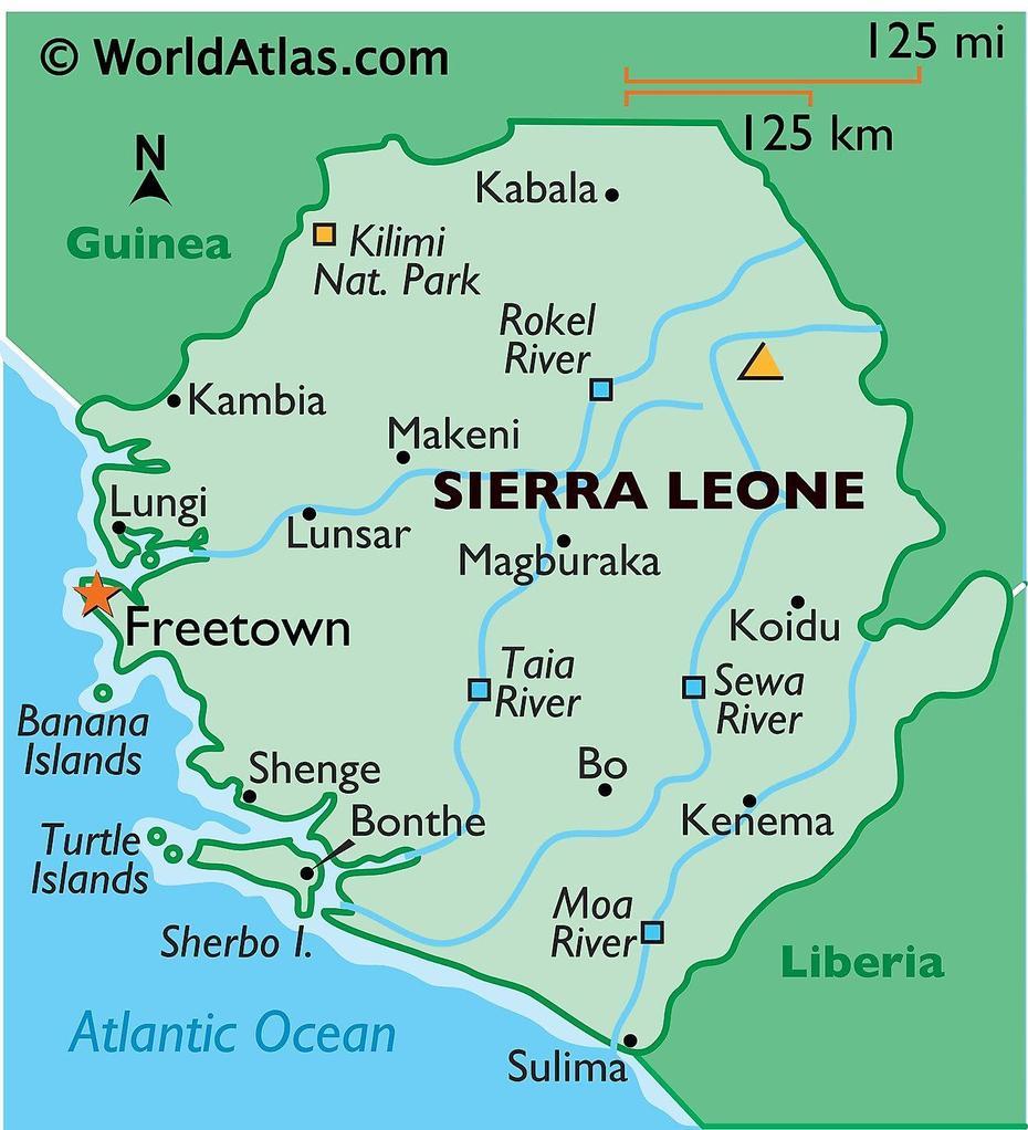 Mapas De Sierra Leona – Atlas Del Mundo, Lunsar, Sierra Leone, Food In Sierra Leone, Sierra Leona