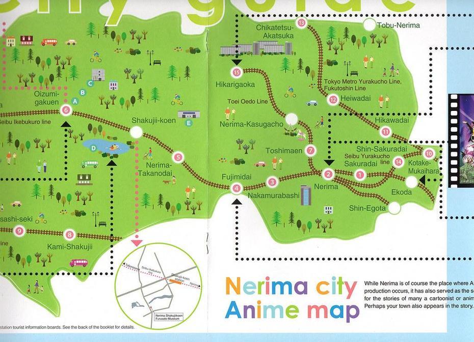 Nerima City, The Home Of Anime – Map | At Tokyo Anime Fair, … | Flickr, Nerima, Japan, Nerima Ward, Tokyo Ward