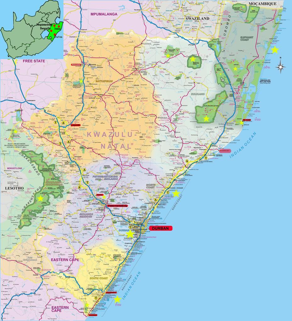 Newcastle Kzn Map – The Town Of Newcastle In Kzn Will Experience A …, Newcastle, South Africa, Newcastle Airport, Jeffreys Bay South Africa