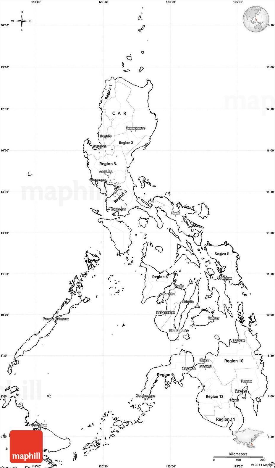 Philippines Map Longitude And Latitude, Simunul, Philippines, Simunul, Philippines