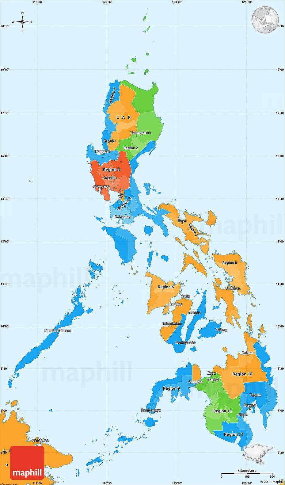 Simunul, Philippines, Politische Karte, Simunul, Philippines