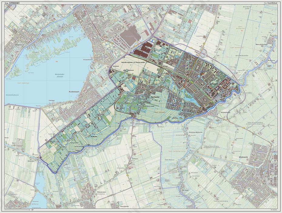 Uithoorn | Kaarten En Atlassen.Nl, Uithoorn, Netherlands, Scheveningen, Uithoorn Nederland