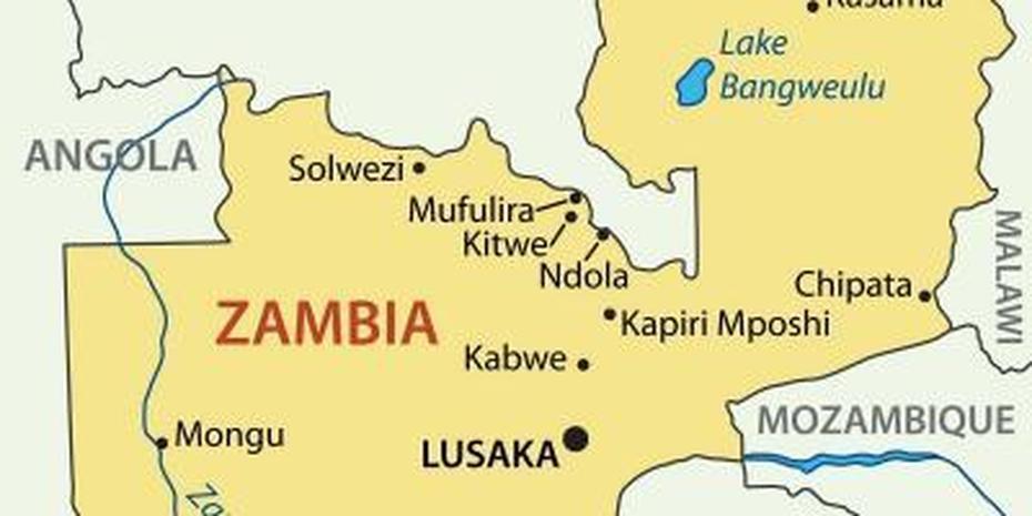 Zambia Provinces, Zambia Political, Eastern Africa, Kitwe, Zambia