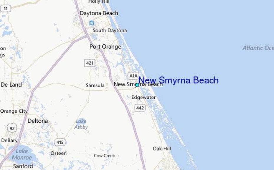 30 New Smyrna Beach Map – Maps Online For You, New Smyrna Beach, United States, New Smyrna Beach Street, Detailed Florida State