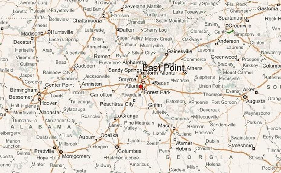 East Point Location Guide, East Point, United States, Large  Of Eastern United States, Northeast Usa