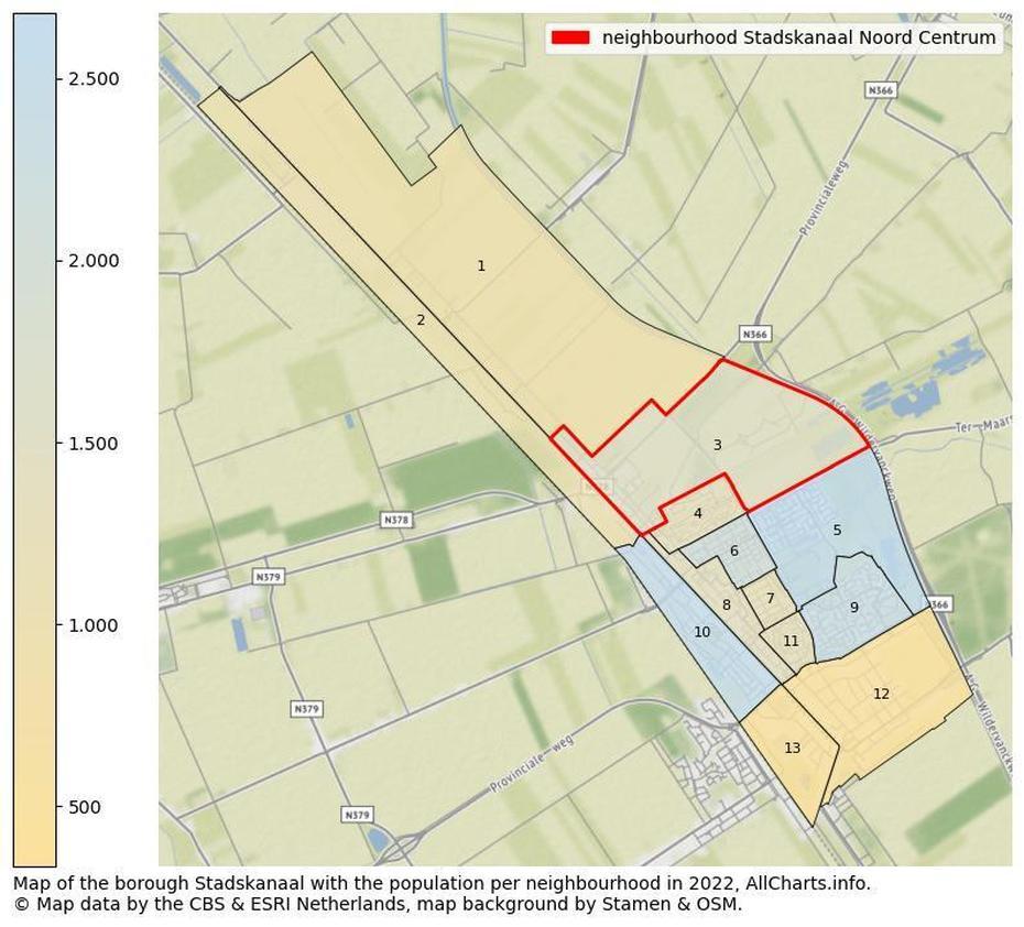 Europaplein Stadskanaal, Stadskanaal Plattegrond, Neighbourhood Stadskanaal, Stadskanaal, Netherlands