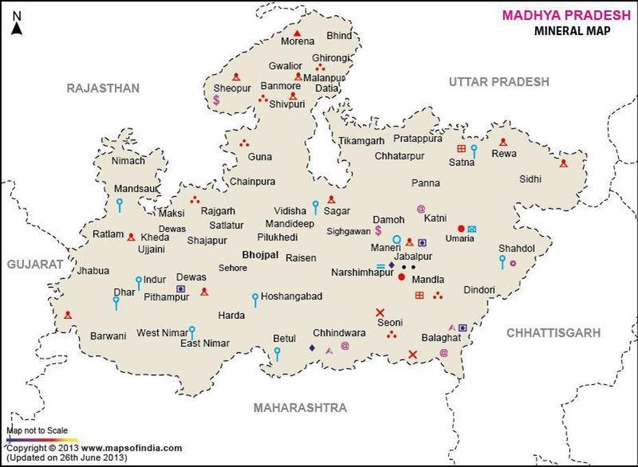 Madhya Pradesh Mineral Map | Map, Madhya Pradesh, Minerals, Birmitrapur, India, Birmitrapur, India