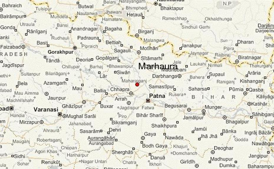 Marhaura Location Guide, Marhaura, India, India  With City, India  Drawing