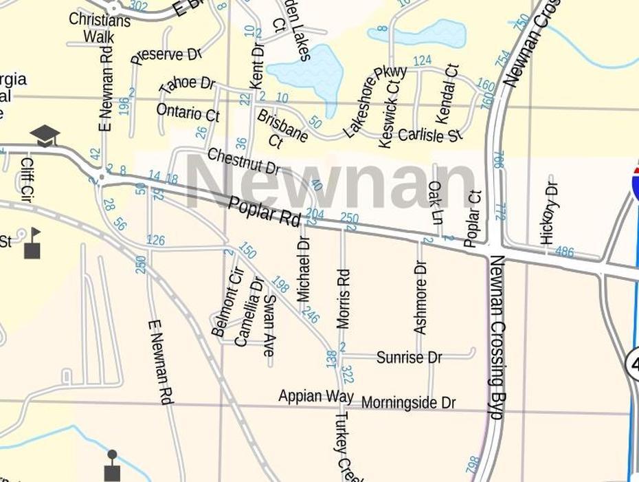 Newnan Map, Georgia, Newnan, United States, Newnan Weather, Noonan Georgia