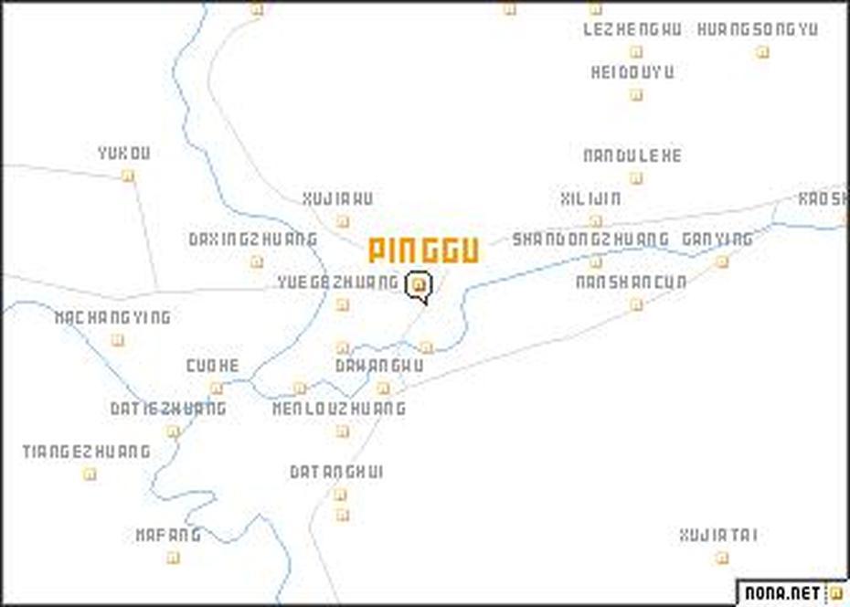 Pinggu (China) Map – Nona, Pingdu, China, Qingdao Shandong China, Penglai