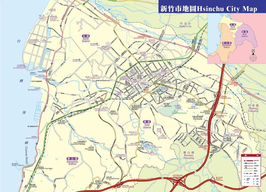 Taiwan Map Hsinchu, Hsinchu, Taiwan, Hsinchu City, Taiwan  Cities