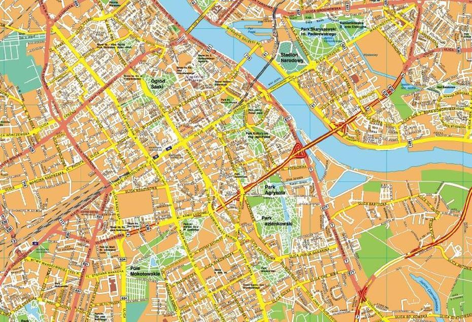 Warszawa Mapa | Find And Enjoy Thewallmaps, Warsaw, Poland, Warszawa, Auschwitz Poland