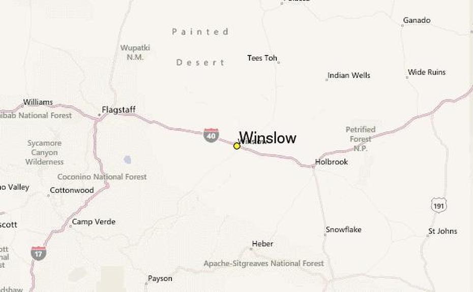 Winslow Weather Station Record – Historical Weather For Winslow, Arizona, Winslow, United States, Winslow Indiana, Winslow Arizona Corner
