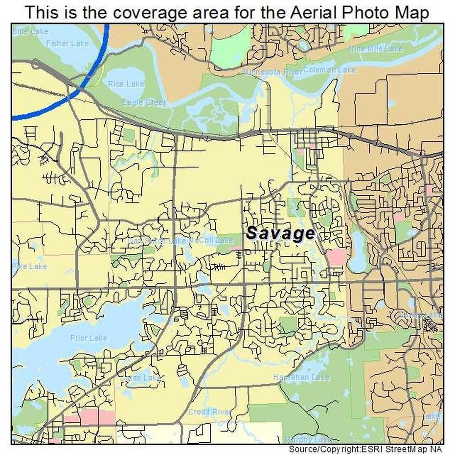 Aerial Photography Map Of Savage, Mn Minnesota, Savage, United States, United States  For Kids, Detailed  United States