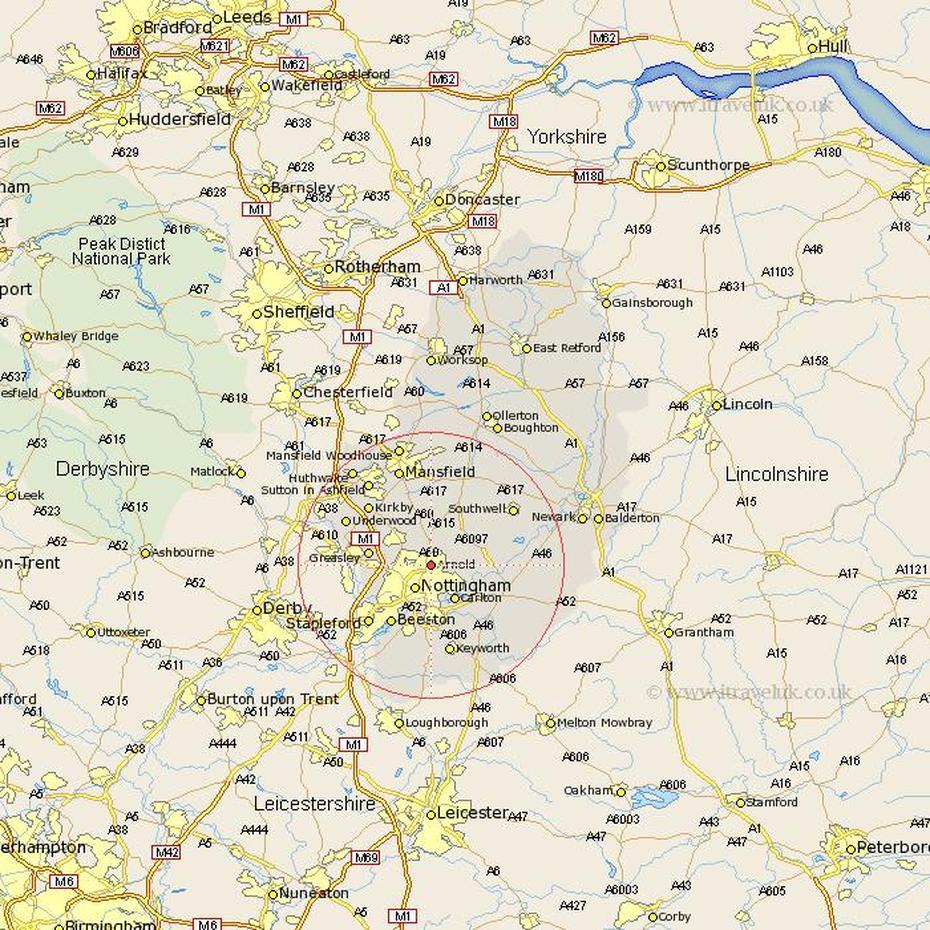 Arnold Map – Street And Road Maps Of Nottinghamshire England Uk, Arnold, United Kingdom, Driving  Of United Kingdom, United Kingdom Cities