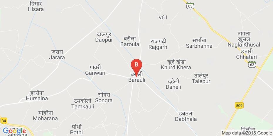 Barauli Rao (Jagir) Homepage With Pictures And Map : Rajput Provinces …, Barauli, India, India  Black, Present India