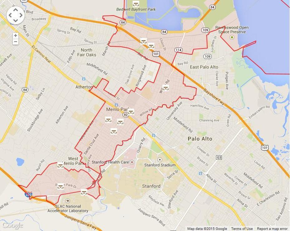 City Of Menlo Park California, Menlo Park, United States, Menlo Park, United States