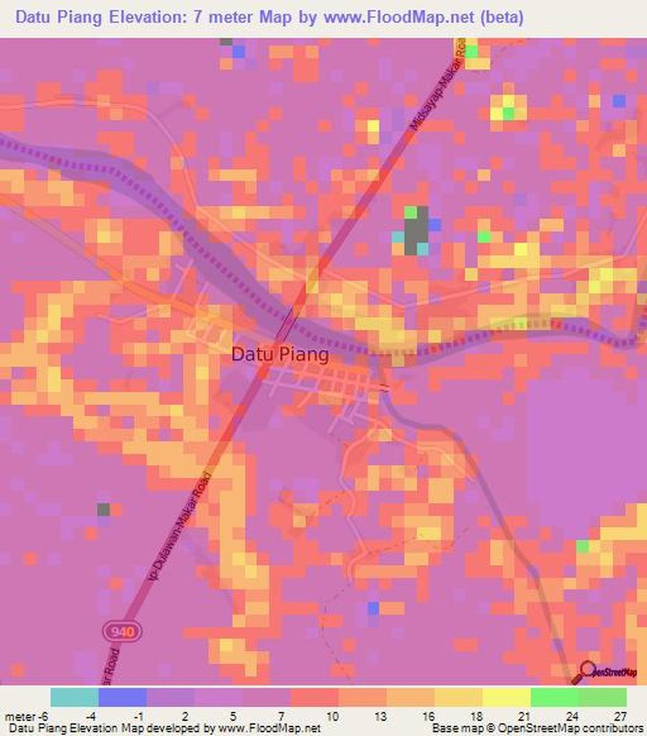 Elevation Of Datu Piang,Philippines Elevation Map, Topography, Contour, Datu Piang, Philippines, Moro Crater  Massacre, Unsay  Ampatuan