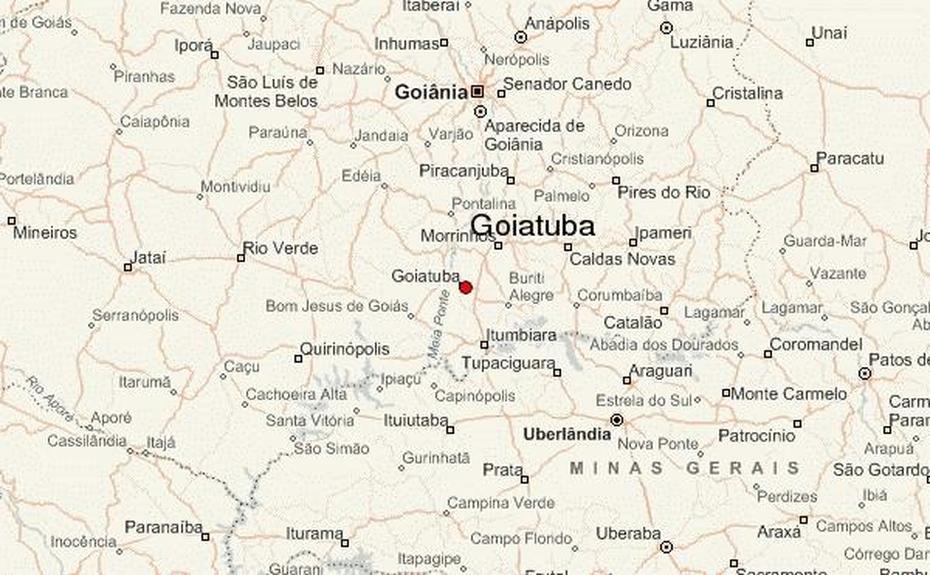 Goiatuba Location Guide, Goiatuba, Brazil, Brazil  Printable, Simple Brazil