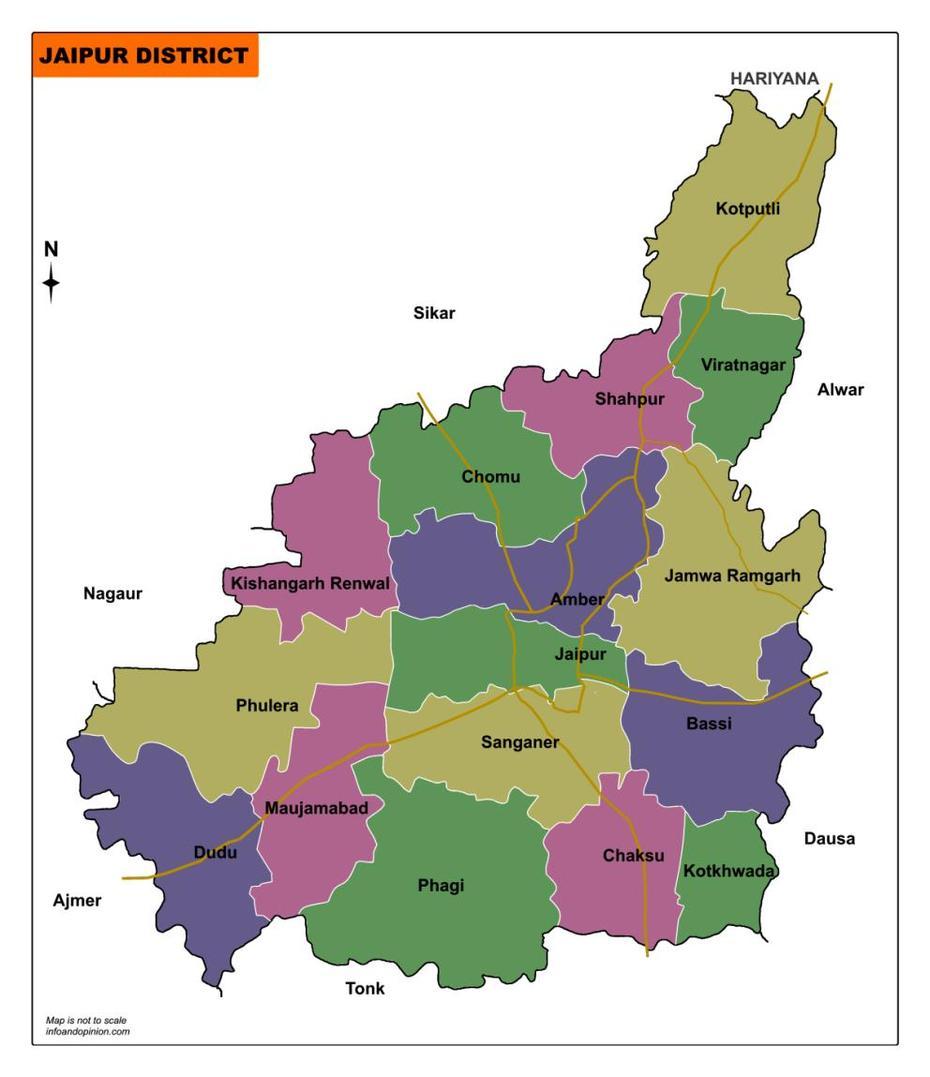 Jaipur District Map Download – Infoandopinion, Jaipur, India, Jodhpur India, Agra India