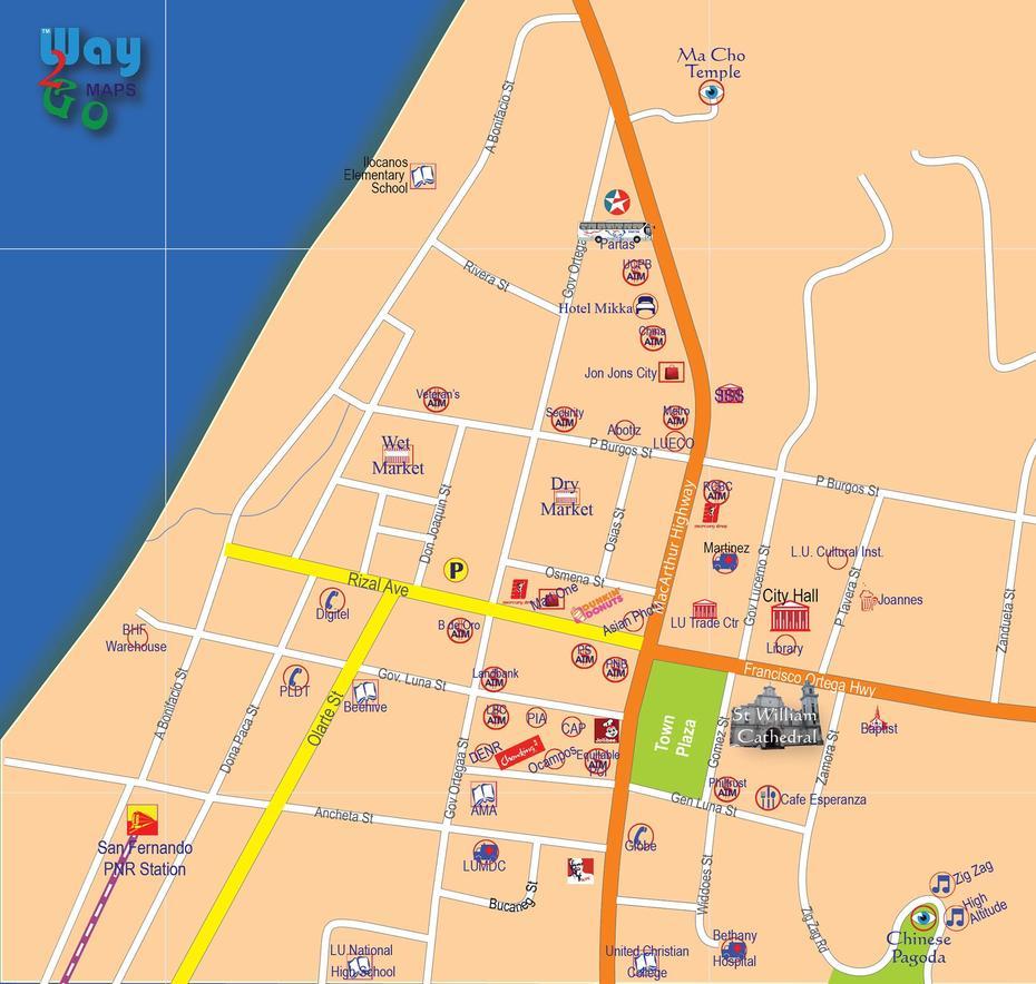 La Union Maps – San Fernando, San Fernando, Philippines, San Fernando La Union, Cebu City