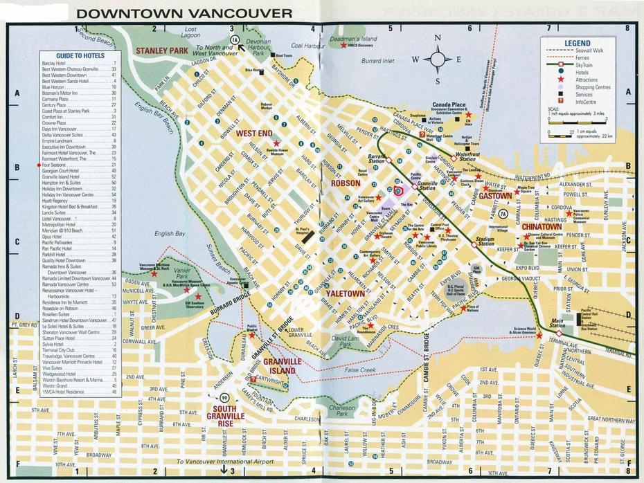 Large Vancouver Maps For Free Download And Print | High-Resolution And …, Vancouver, Canada, Vancouver Bc City, Victoria Canada