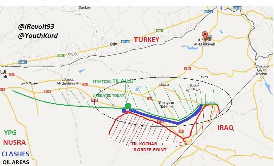 Maps From Syria Kurds Ras Al Ain | Transnational Middle-East Observer, Ra’S Al ‘Ayn, Syria, Ra’S Al ‘Ayn, Syria