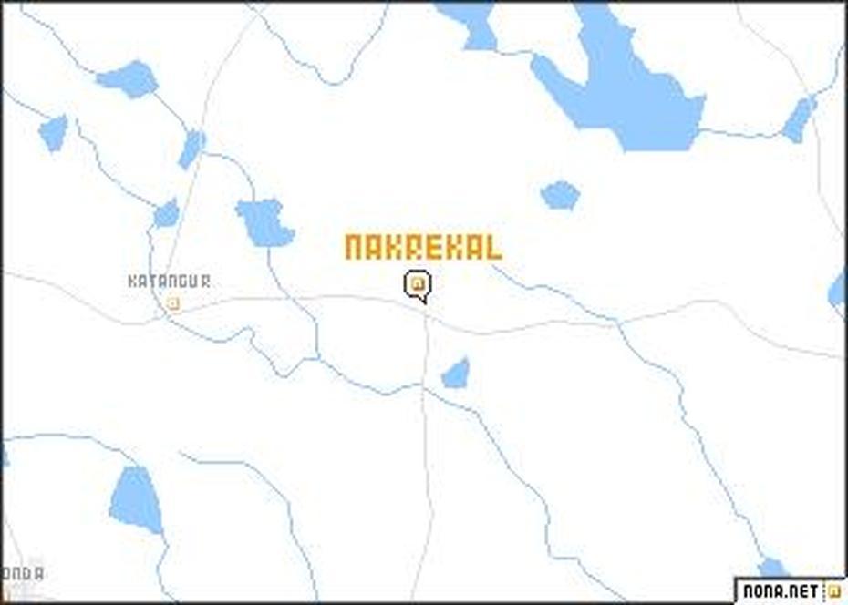 Nakrekal (India) Map – Nona, Nakrekal, India, Easy India, India Simple