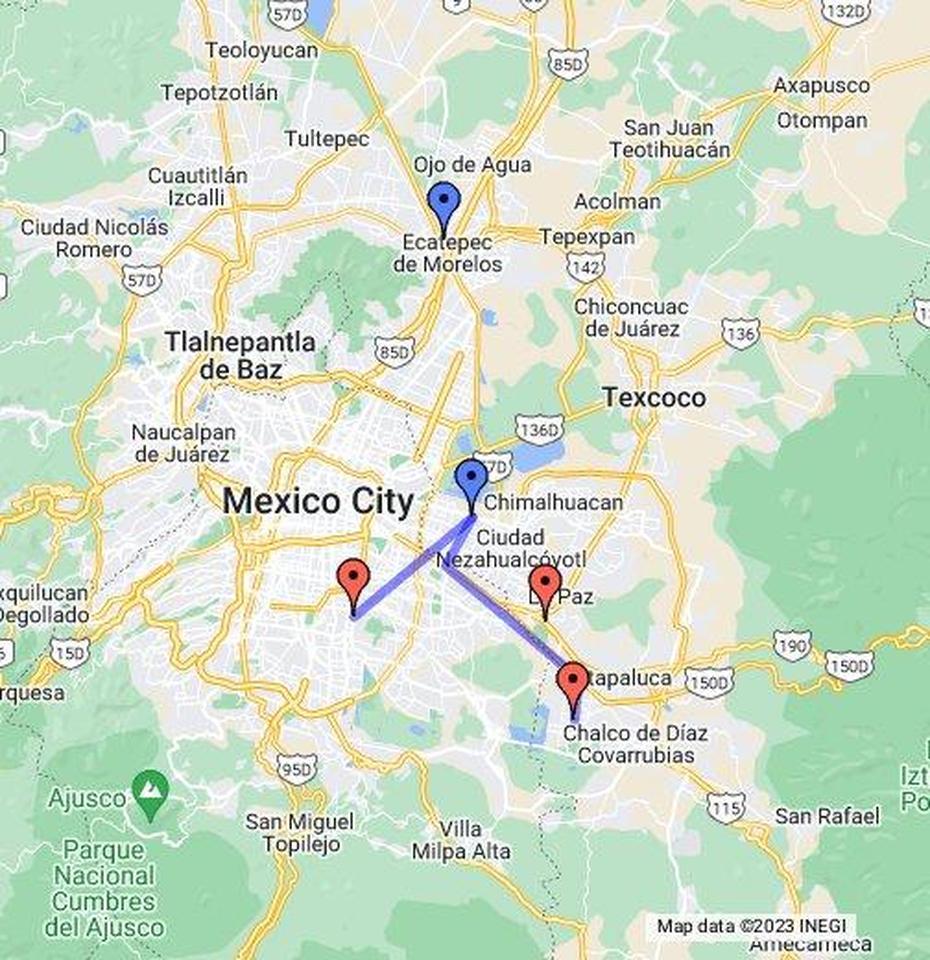 Nezahualcoyotl – Google My Maps, Nezahualcóyotl, Mexico, Neza Mexico, Banos En Mexico