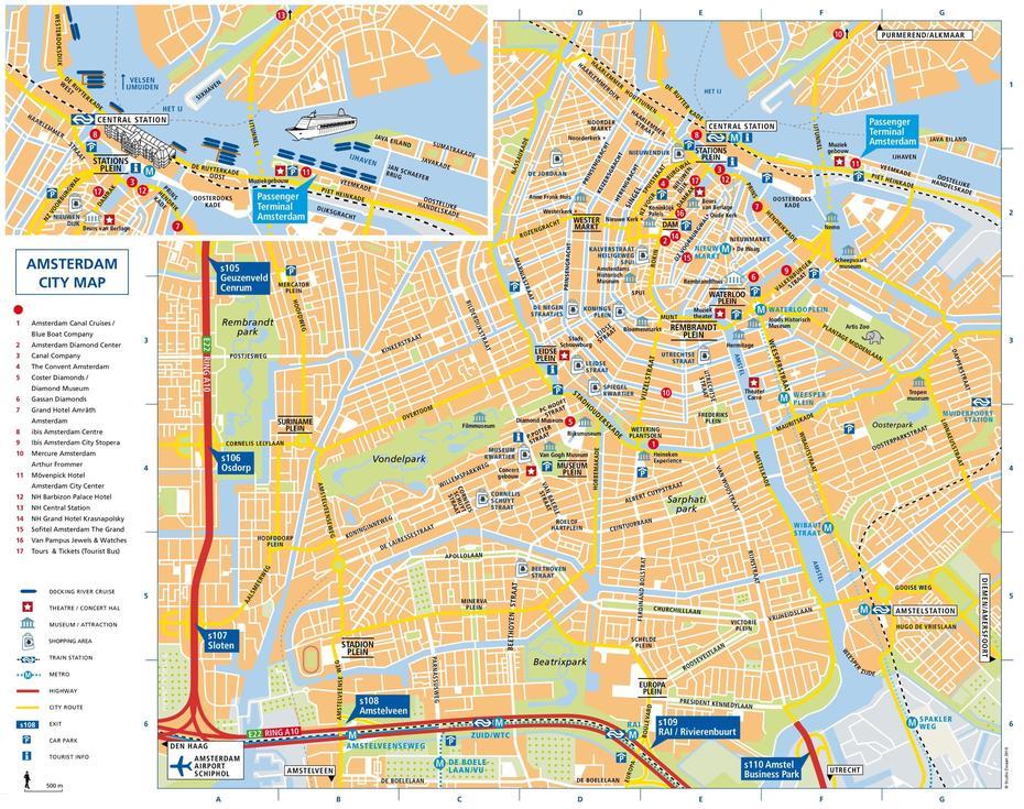 Amsterdam Attractions Map Pdf – Free Printable Tourist Map Amsterdam …, Amsterdam, Netherlands, Amsterdam On The, Amsterdam On