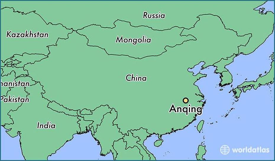 Where Is Anqing, China? / Anqing, Anhui Map – Worldatlas, Anqing, China, Anhui China, Anqing