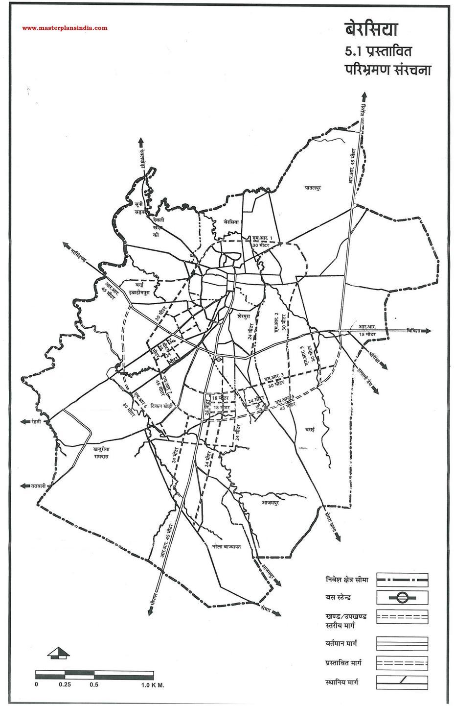 Berasia Proposed Route Map Pdf Download – Master Plans India, Berasia, India, India  Png, India  World