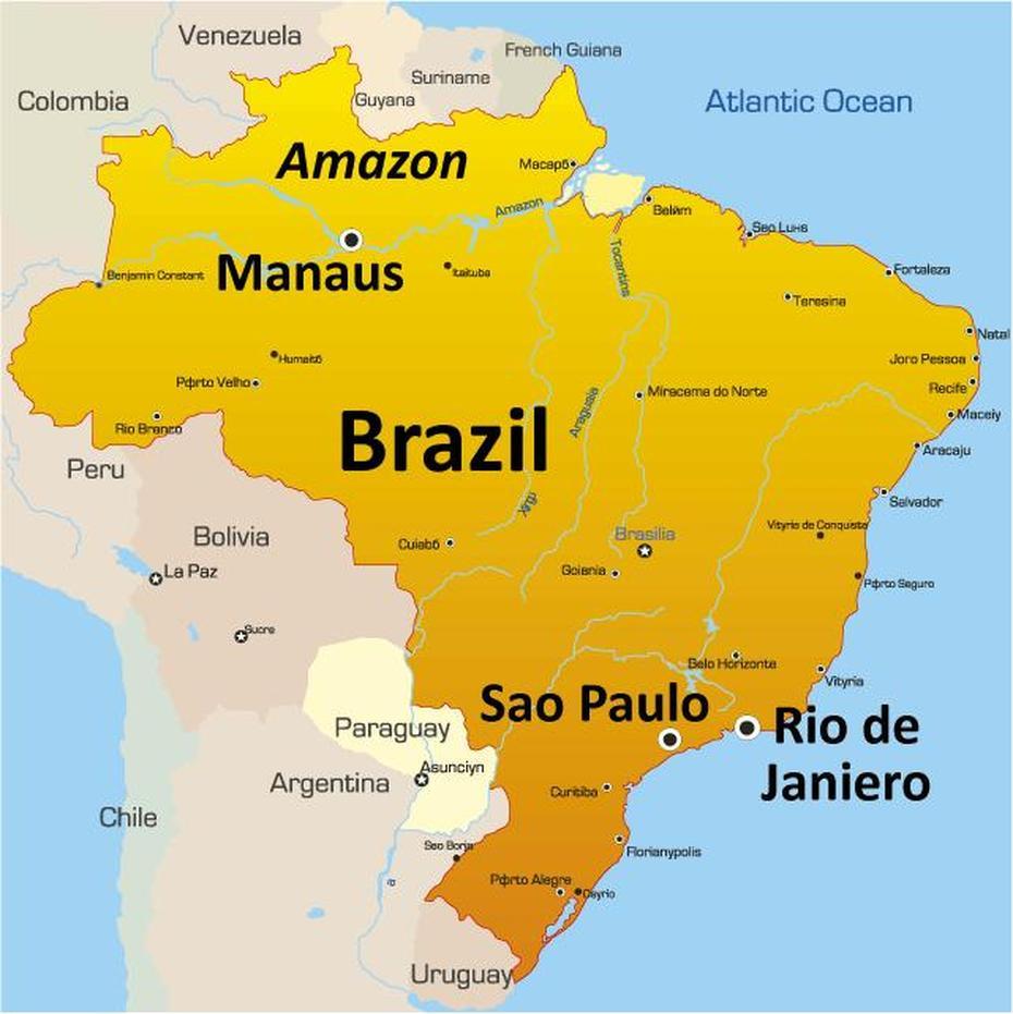 Brazil  Cartoon, World, Detailed , Catende, Brazil