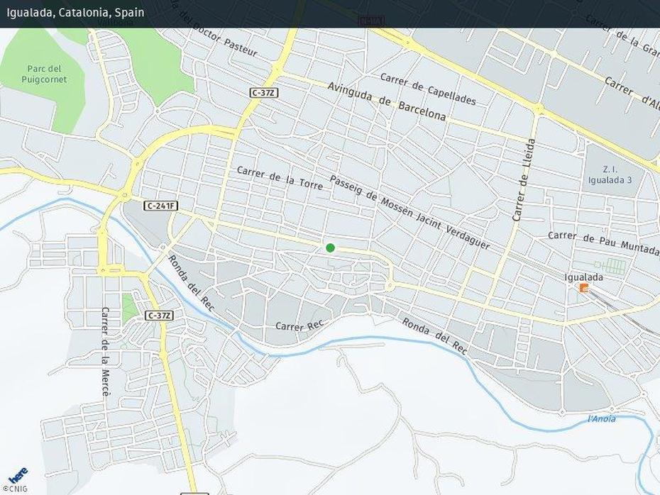 Callejero De Igualada | Plano Y Mapa. Trafico En Directo, Igualada, Spain, Fiesta Spain, Igualada Espana
