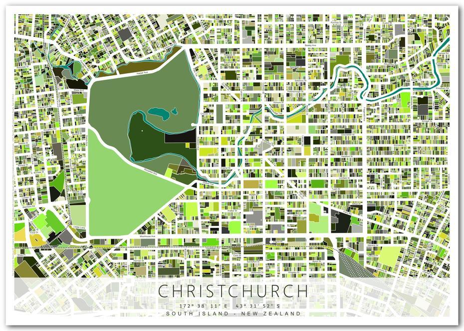 Christchurch New Zealand Modern Map | Christchurch, Modern Map, Map, Christchurch, New Zealand, Christchurch On, New Zealand  Black And White