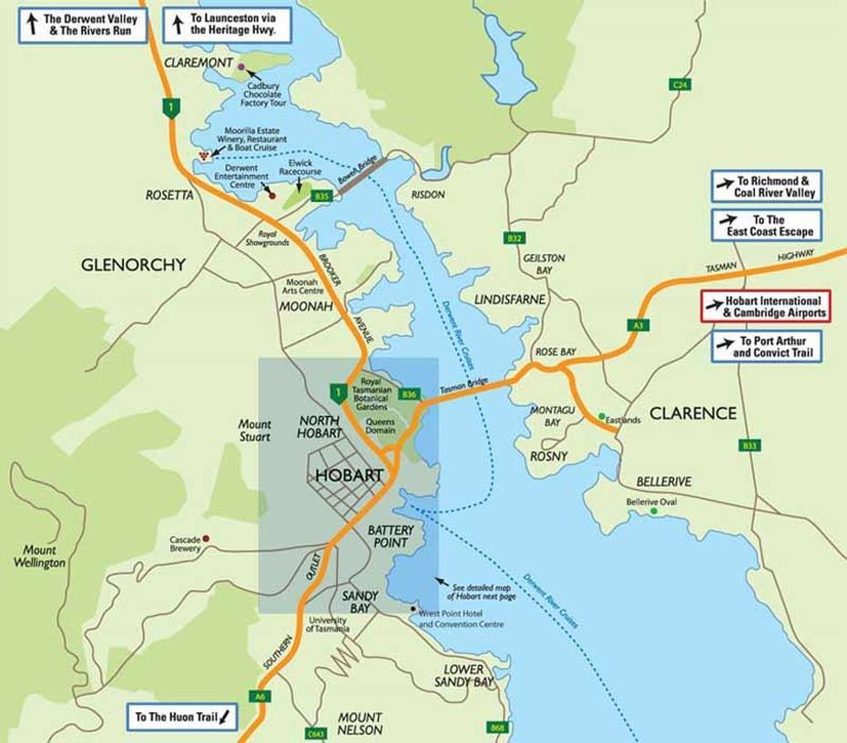 City Map Hobart – Mapsof, Hobart, United States, United States  For Kids, Detailed  United States