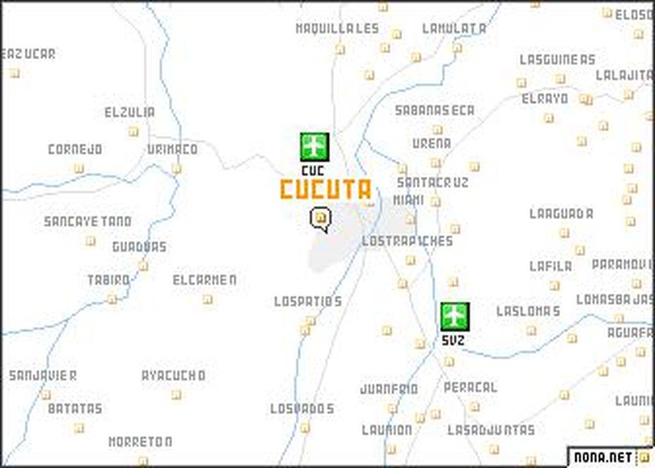 Cucuta (Colombia) Map – Nona, Cúcuta, Colombia, Pereira Colombia, Villavicencio Colombia