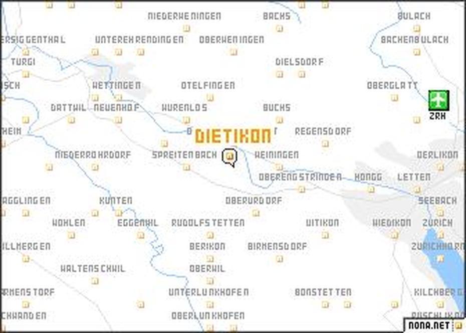 Dietikon (Switzerland) Map – Nona, Dietikon, Switzerland, Switzerland Buildings, Bahnhofstrasse  Zurich