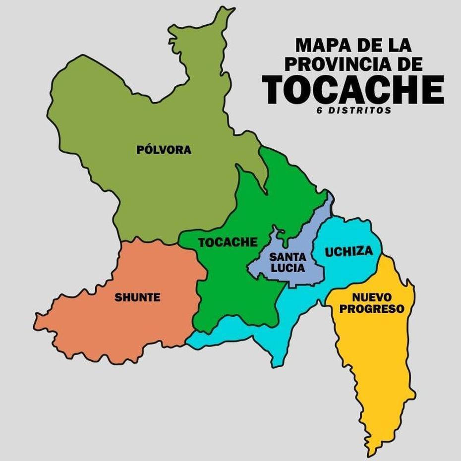 El Nuevo Mapa De La Provincia De Tocache, Tocache Nuevo, Peru, 50 Nuevos Soles, 10  Soles