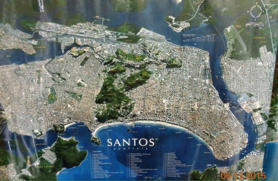 Mapa 3D Santos-Sp – R$ 24,99 Em Mercado Livre, Santos, Brazil, Brazil Topographic, Brasília On