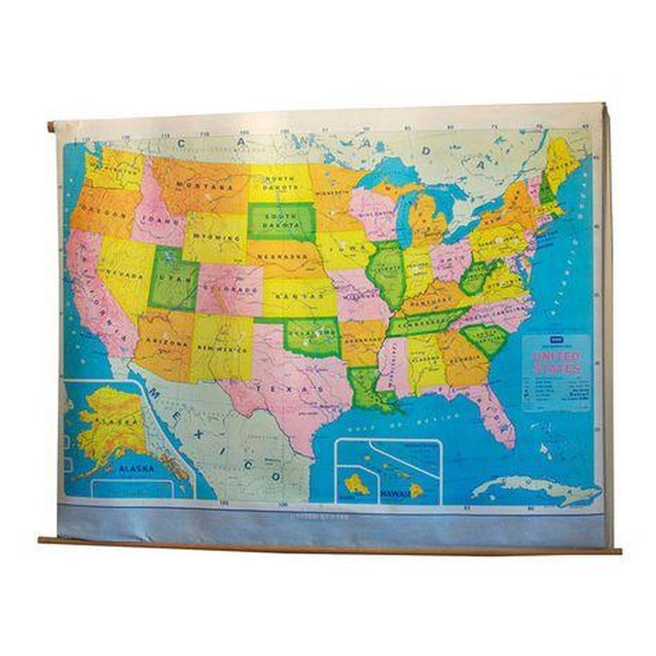 Mccandless Traveled All Across The United States | Vintage School Map …, Mccandless, United States, Christopher Mccandless, Chris Mccandless