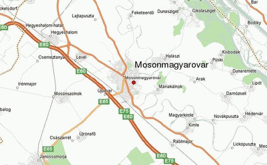 Mosonmagyarovar  Termalfurdo, Mosonmagyarovar  Terkep, Location Guide, Mosonmagyaróvár, Hungary