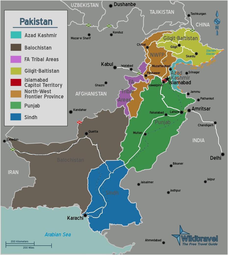 Pakistan Capital, Pakistan  Outline, Landkarte Pakistan, Batgram, Pakistan