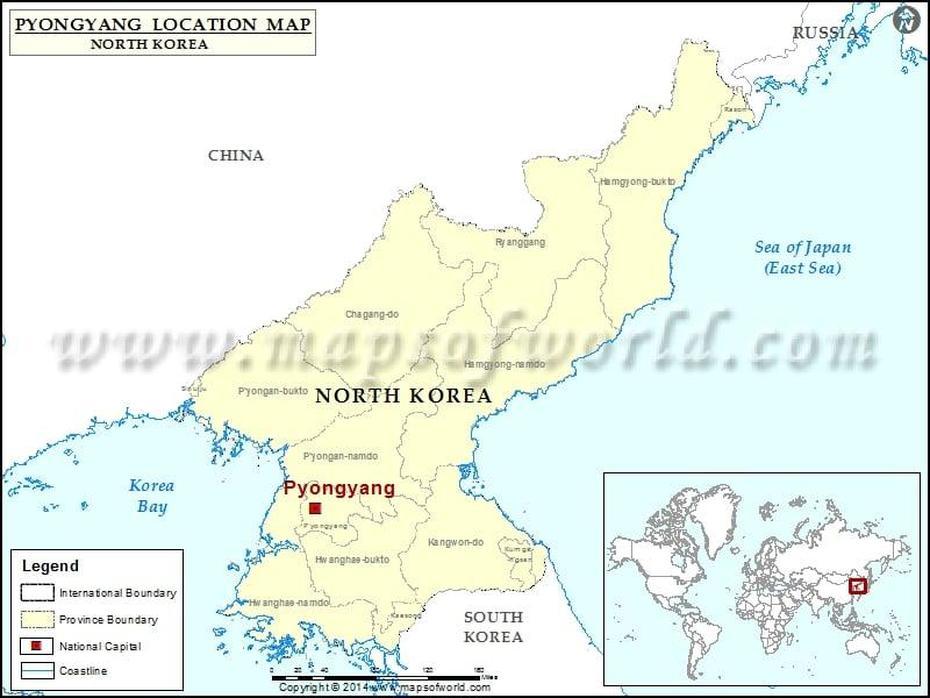 Where Is Pyongyang | Location Of Pyongyang In North Korea Map, Pyongyang, North Korea, North Korea Capital, North Korea City