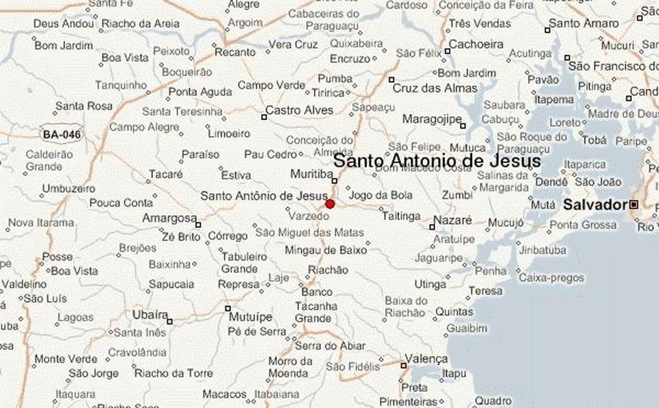 Santo Antonio De Jesus Location Guide, Santo Antônio, Brazil, Santos Port Brazil, Santos Basin