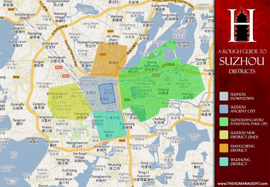 Suzhou Info Page Finally Fleshed + Suzhou District Map – Ryan Mclaughlin, Suzhou, China, Tiger Hill Suzhou, Shanghai China