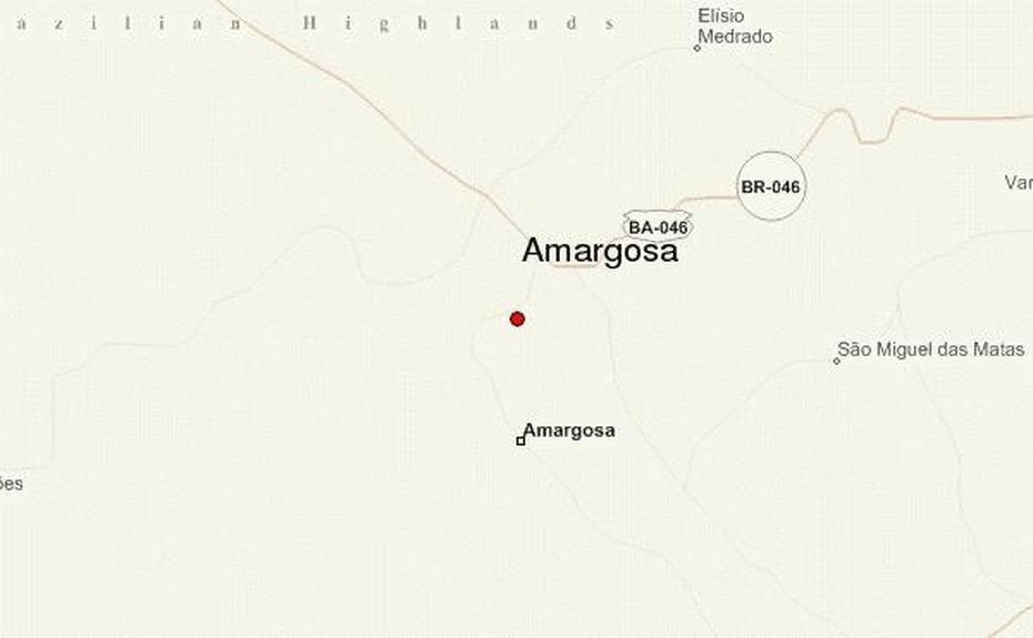 Amargosa Location Guide, Amargosa, Brazil, Topillos Amargosa, Nevada Desert  Location