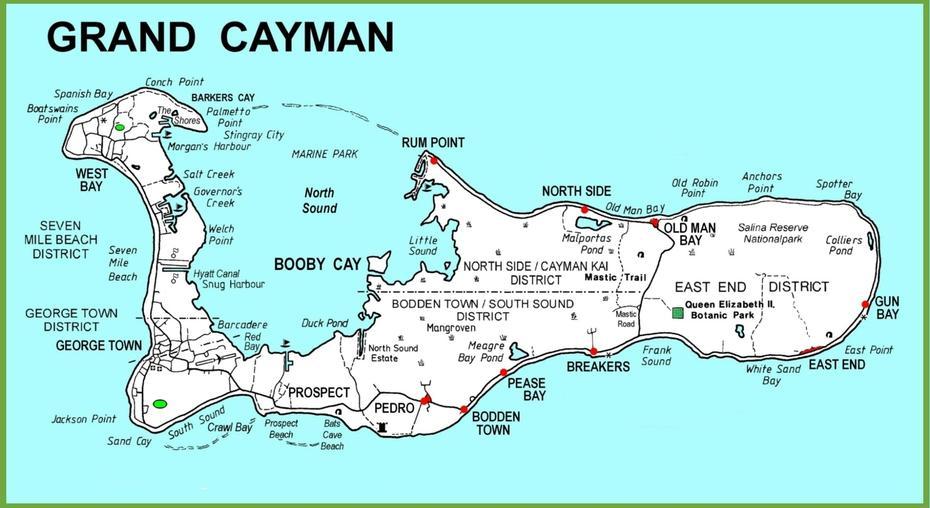Cayman Islands Geography, Grand Cayman Road, George Town, George Town, Cayman Islands