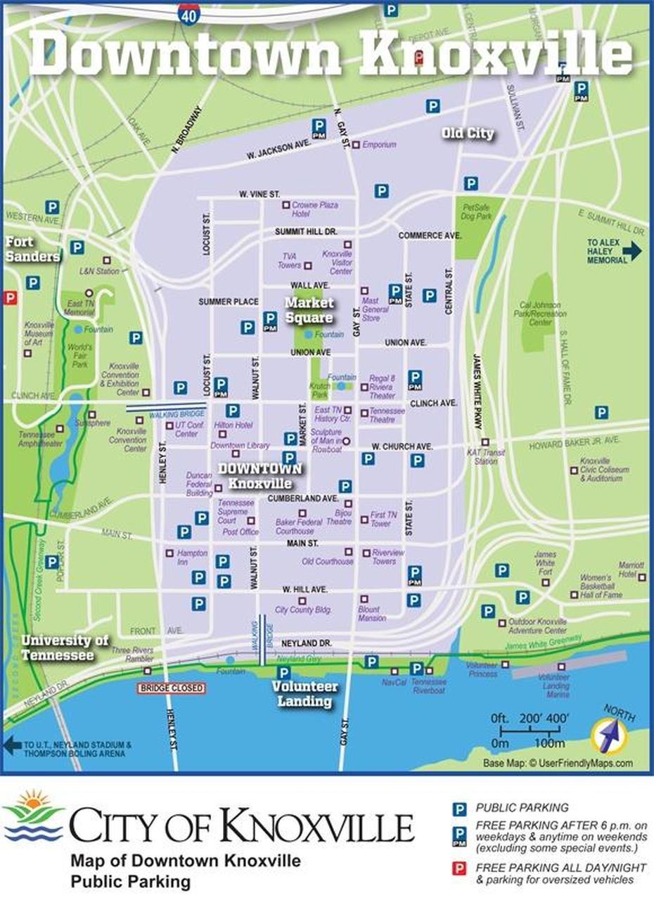 City Of Knoxville – Maps | Knoxville Map, Knoxville, University Of …, Knoxville, United States, Knoxville, United States